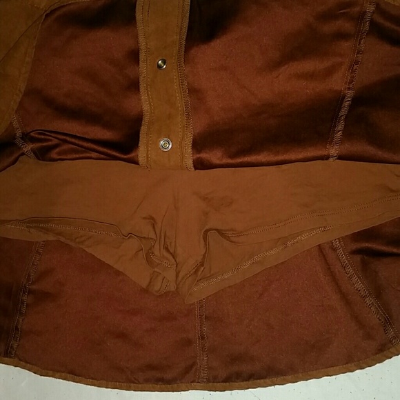 BROWN SUEDE SKIRT - Picture 5 of 5